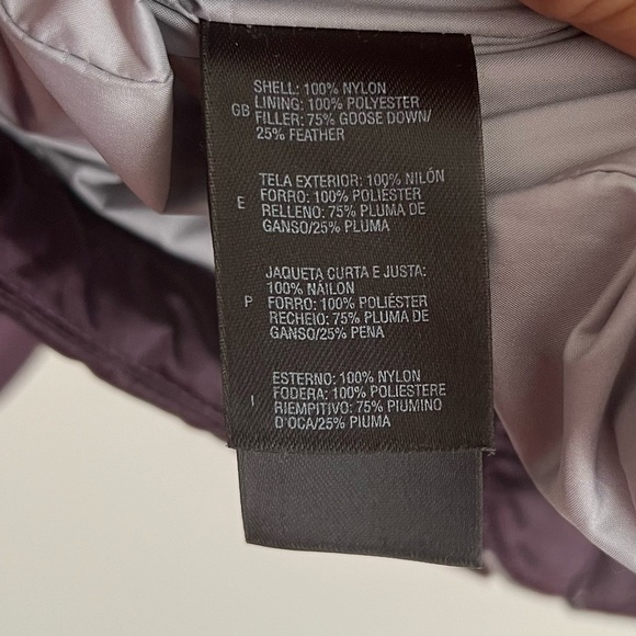 The North Face Purple Down Puffer 550 Coat Size Medium - Picture 7 of 7